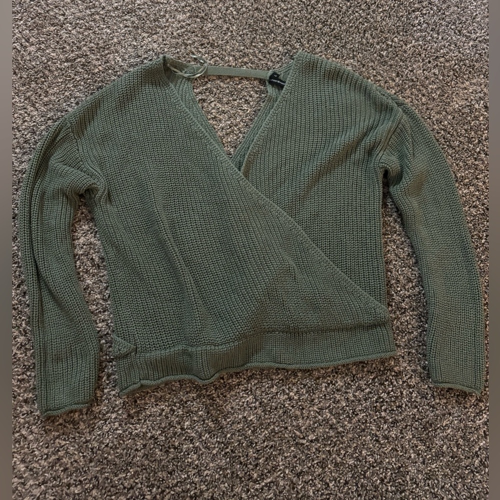 Green sweater